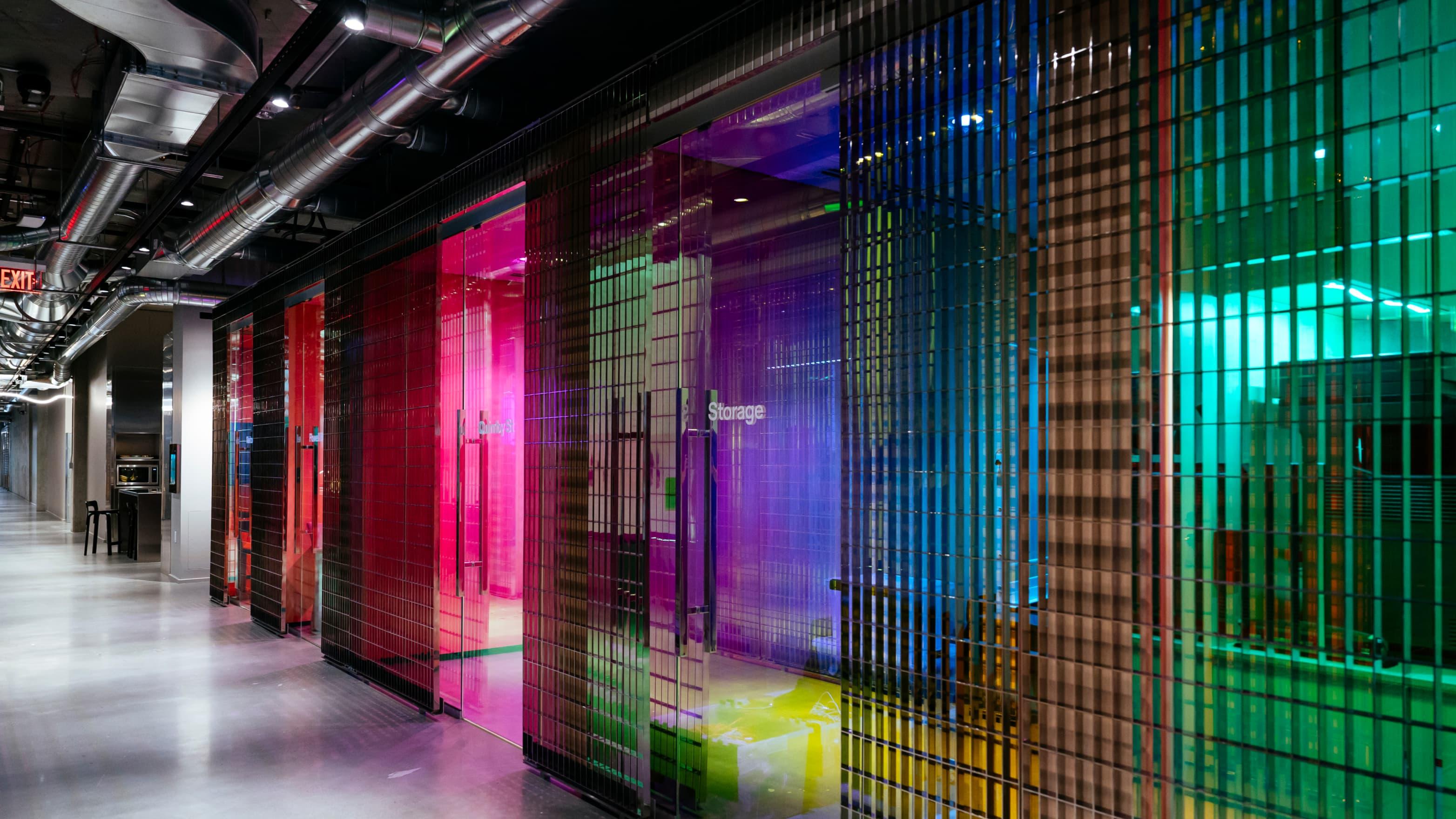 Stunningly colorful office space
