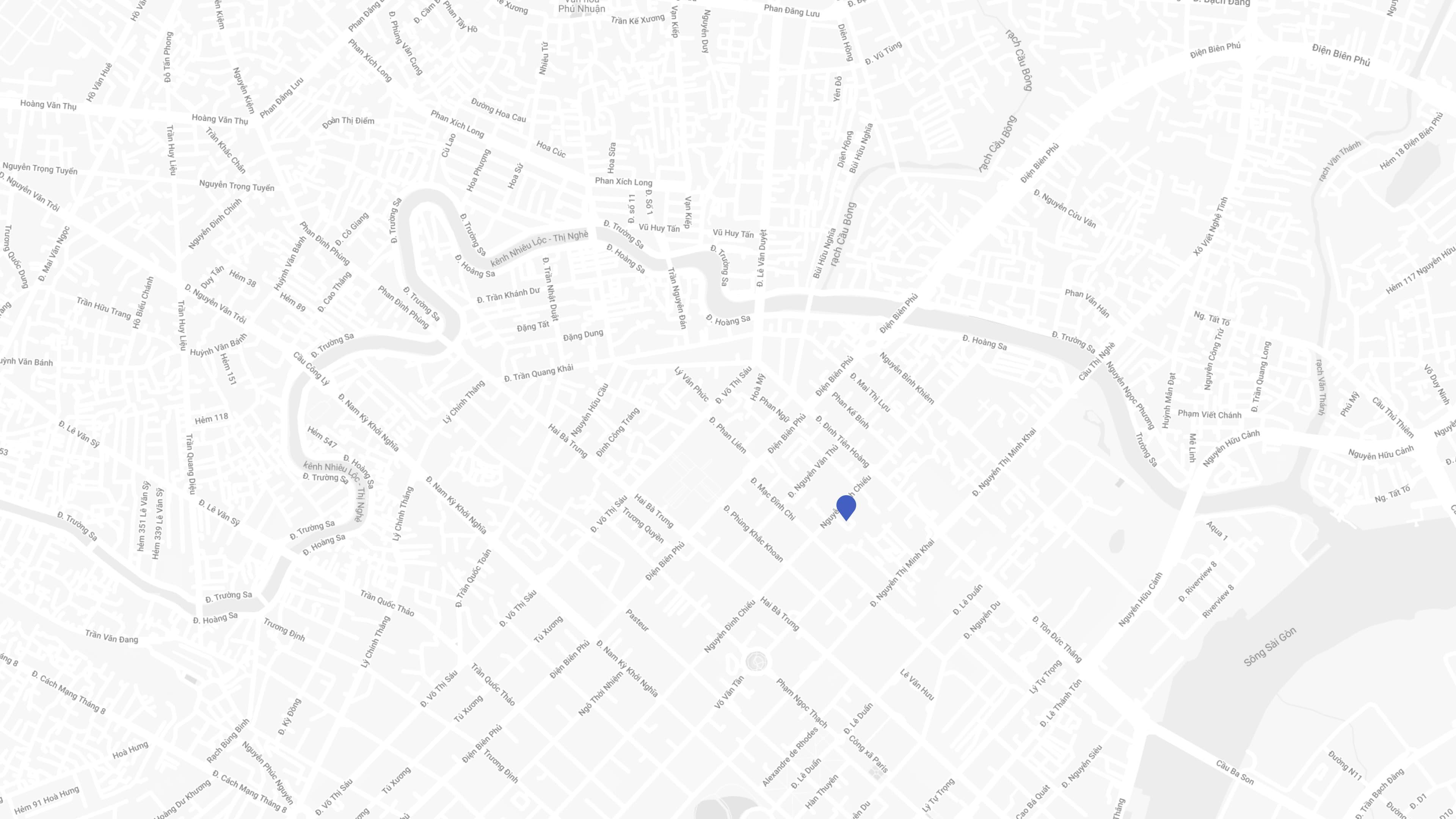 A map of Ho Chi Minh City