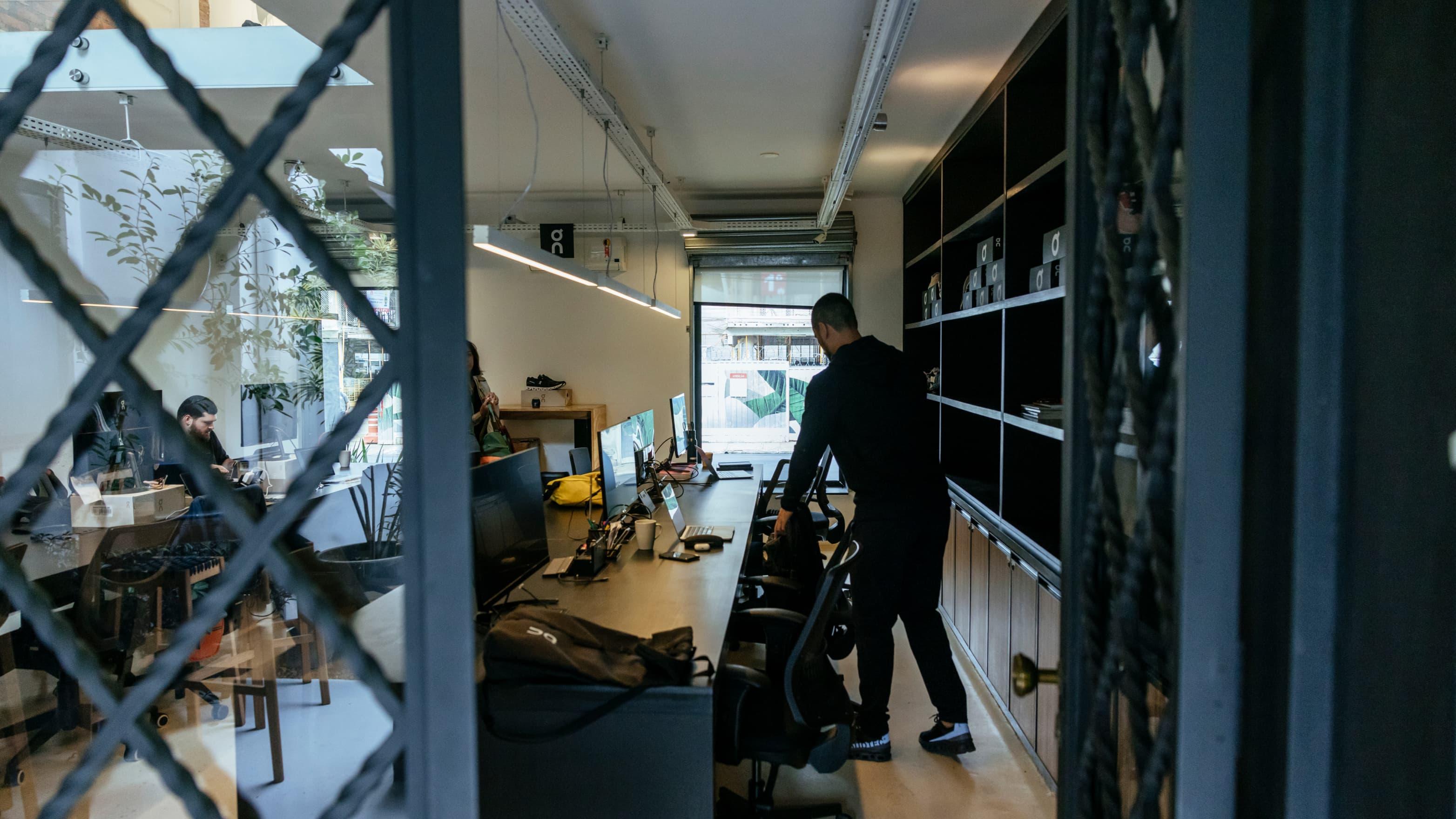 Person working in the office